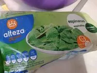 Mängden socker i Espinacas cortadas