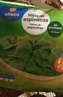 Mängden socker i Espinacas congeladas