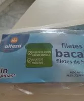 Mängden socker i Filetes de bacalao