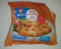 Mängden socker i Mini croquetas de jamón