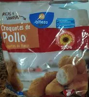 Mängden socker i Croquetas de pollo