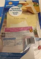 Mängden socker i Queso en lonchas