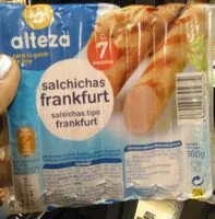 Mängden socker i Salchichas Frankfurt