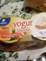 Mängden socker i Yogur con melocotón
