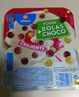 Mängden socker i Yogur+bolas choco