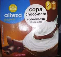 Mängden socker i Copa choco-nata sobremesa