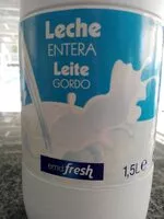Mängden socker i Leche entera emdfresh