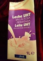 Mängden socker i Leche UHT sin lactosa