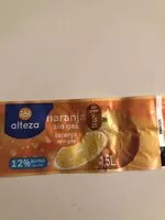 Mängden socker i Naranja sin gas