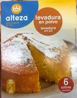 Mängden socker i Levadura