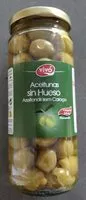 Mängden socker i Aceitunas sin hueso