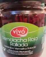 Mängden socker i Remolacha Roja Rallada