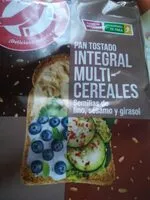 Mängden socker i Pan tostado integral multicereales