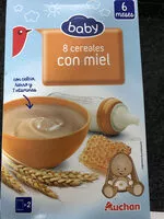 Mängden socker i Papilla 8 cereales con miel