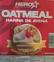 Mängden socker i Harina de avena banana split