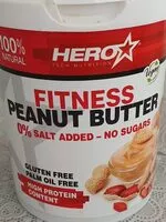 Mängden socker i Fitness peanut butter