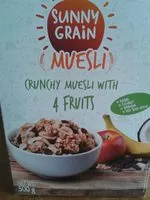 Mängden socker i muesli croustillant 4 fruits