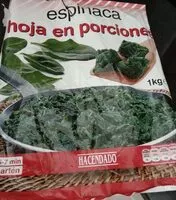 Mängden socker i Espinaca hoja en porciones