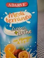 Mängden socker i Mediterráneo zumo+leche