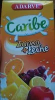 Mängden socker i Caribe zumo + leche