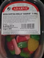 Mängden socker i Goma surtida brillo