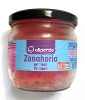 Mängden socker i Zanahoria en tiras primera