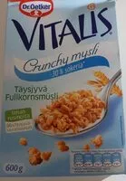 Mängden socker i Céréales vitalis crunchy