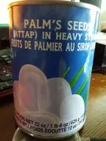 Mängden socker i Fruits de palmier au sirop lourd