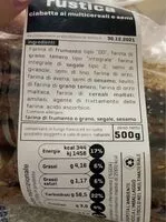Mängden socker i Ciabatta ai multicereali e semi