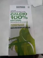 Mängden socker i Leche enriquecida con calcio 100%