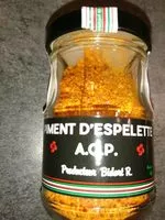 Mängden socker i Piment d'espelette