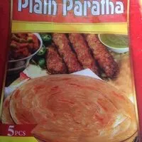 Mängden socker i Plain paratha