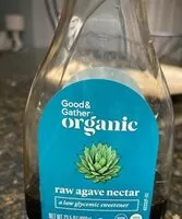 Mängden socker i Organic raw agave nectar