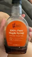 Mängden socker i Maple syrup