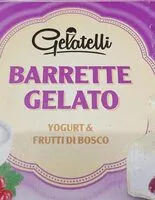 Mängden socker i barrette gelato