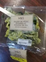 Mängden socker i Salade de pâtes épinards