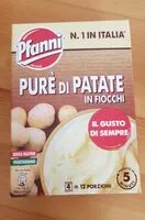 Mängden socker i Purè di patate in fiocchi