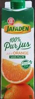 Mängden socker i 100% pur jus d orange sans pulpe