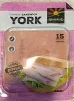 Mängden socker i Fiambre sándwich york
