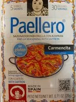 Mängden socker i Paellero