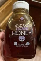 Mängden socker i Wild raw clover honey