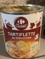 Mängden socker i Tartiflette au reblochon