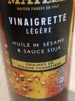 Mängden socker i Vinaigrette legere huile de sesame et sauce soja