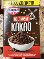 Mängden socker i Holandské kakao