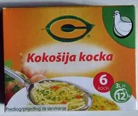 Mängden socker i C Kokošija kocka