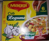 Mängden socker i 6 cuburi legume