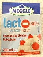 Mängden socker i Smetana ke šlehání Lactose free