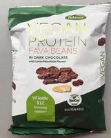 Mängden socker i Fava beans in dark chocolate