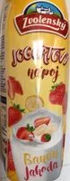 Mängden socker i Jogurtový nápoj banán jahoda