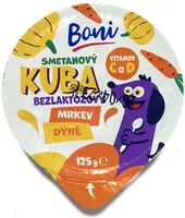 Mängden socker i Smetanový Kuba bezlaktozový mrkev dýně